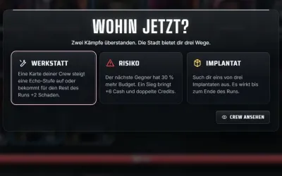 Wohin jetzt?